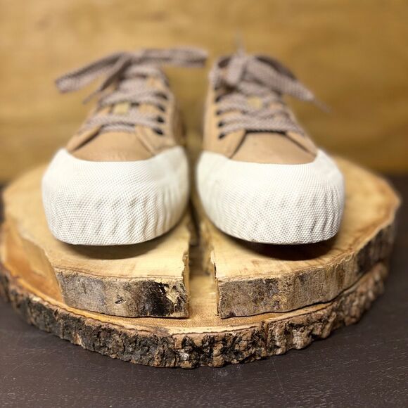 Zara Platform Sneakers Shoes Size US 9 EU 40 Canvas Cap Toe Textured Sole Casual - Picture 2 of 13